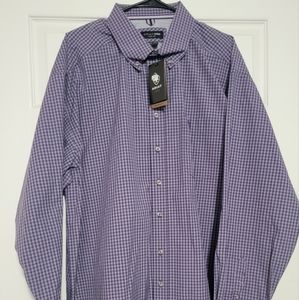 XXL Purple Ariat Long Sleeve Western Shirt